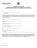 Form Rv-f1302901 - Exemption Certification For Farm Equipment And Machinery And For Purchase Of Electricity And Liquefied Gas At A Reduced Rate - Tennessee Department Of Revenue