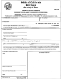 Form Llc-100 - Limited Liability Company Registration Of Agent For Service Of Process - California Secretary Of State