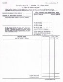 Form W-3 - Employee Listing And Reconciliation Of Tax Withheld For The Year - Village Of Bolivar