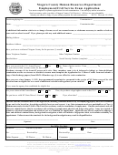 Fillable Employment/civil Service Exam Application - Niagara County Human Resources Department Printable pdf