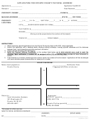 Application For Oconto County Physical Address