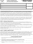 Form 307 - Credit For Employers Of Individuals With Disabilities - 2002