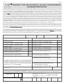 Form Ccf-139 - Request For Educational Salary Advancement Licensed Employee