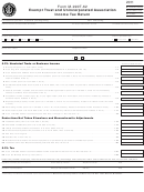Form M-990t-62 - Exempt Trust And Unincorporated Association Income Tax Return - 2011 Printable pdf