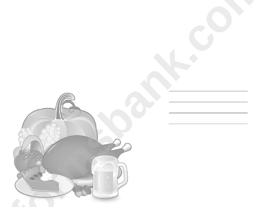 Eat Thanksgiving Meal Invitation Template