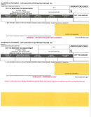 Form Q-1 - Qarterly Declaration Of Estimated Income Tax - City Of Bedford