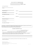 Uniform Domestic Relations Form 17 - Shared Parenting Plan Printable pdf
