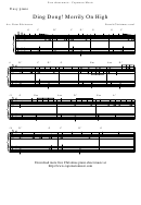 'ding Dong! Merrily On High' Piano Sheet Music