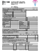 Form Rd-108b - Profits Return - Earnings Tax Schedule C, Y, Z