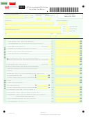 Fillable Form D-30 - Unincorporated Business Franchise Tax Return - 2010 Printable pdf