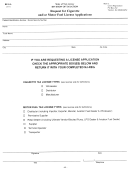 Form Reg-l - Request For Cigarette And/or Motor Fuel License Applications
