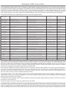 Schedule Cms Instructions Printable pdf