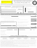 Fillable Individual Declaration Of Estimated Income Tax Form/form D-1 - Quarterly Payment Of Estimated Net Profit Tax - 2003 Printable pdf