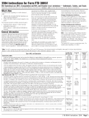 Instructions For Form Ftb 3805 V - Net Operating Loss (nol) Computation And Nol And Disaster Loss Limitations - Individuals, Estates, And Trusts - 2004