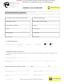 Form Rev 80 0007 - Certificate Of Holder - Washington State Department Of Revenue