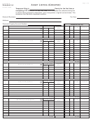 Fillable Form 904-A - Asset Listing (Grouped) Printable pdf