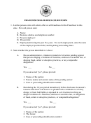 Franchise Seller Disclosure Form Printable pdf