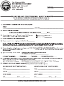 Business And Professional Questionnaire - City Of Hubbard