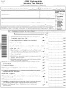 Form D-403 - Partnership Income Tax Return - 2005, Form Nc K-1 - Parther's Share Of North Carolina Income, Adjustments, And Credits