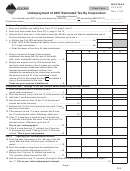 Montana Form Clt-4-ut - Underpayment Of 2007 Estimated Tax By Corporation
