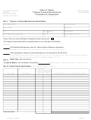 Form 04-510 - Tobacco Product Manufacturer Certificate Of Compliance