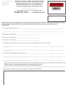 Non-stock Application For Certificate Of Authority (foreign Nonprofit Corporation) - Secretary Of State Office
