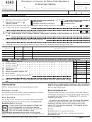Fillable Form 4563 - Exclusion Of Income For Bona Fide Residents Of American Samoa Printable pdf
