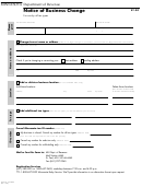 Form St-30 - Notice Of Business Change - Minnesota Department Of Revenue