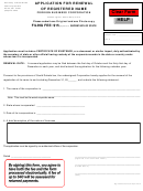 Application For Renewal Of Registered Name (foreign Business Corporation) Form - Secretary Of State Office
