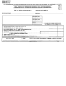 Form 01 - Declaration Of Estimated Income Tax - City Of Warren