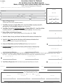 Form E-588a - Incentive Claim For Refund For Aviation Fuel For Motorsports State, County, And Transit Sales And Use Taxes - North Carolina Department Of Revenue