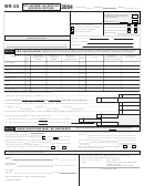 Fillable Form Br-25 - City Income Tax Return - Business Return - 2004 Printable pdf