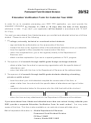 Education Verification Form For Calendar Year 2002 - Alaska Department Of Revenue
