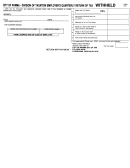 Form Pw-1 - City Of Parma - Division Of Taxation Employer's Quarterly Return Of Tax