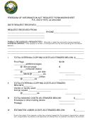 Freedom Of Information Act Request Form/worksheet Printable pdf