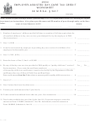 Employer-assisted Day-care Tax Credit Worksheet - Maine - 2004
