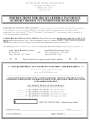 2012 Quarterly Tax Payment Voucher - South Dakota