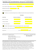 Noaa Form 88-12 - Monthly Dealer Reporting For Quota Monitoring Form