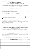 Form 2-f - Declaration Of Candidacy - Party Primary Election For District Office - 2013