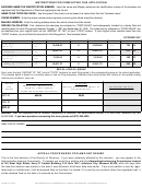 Instructions For Form 472f - Application For Food Tax Refund - Missouri Department Of Revenue - 1997