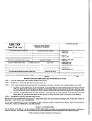 Form St-18 - Use Tax Return - Division Od Taxation - State Of New Jersey