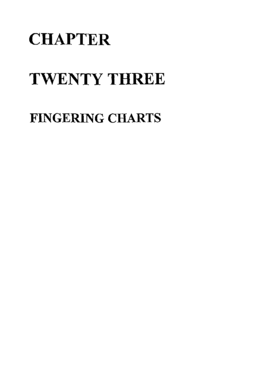 Fingering Charts Printable pdf