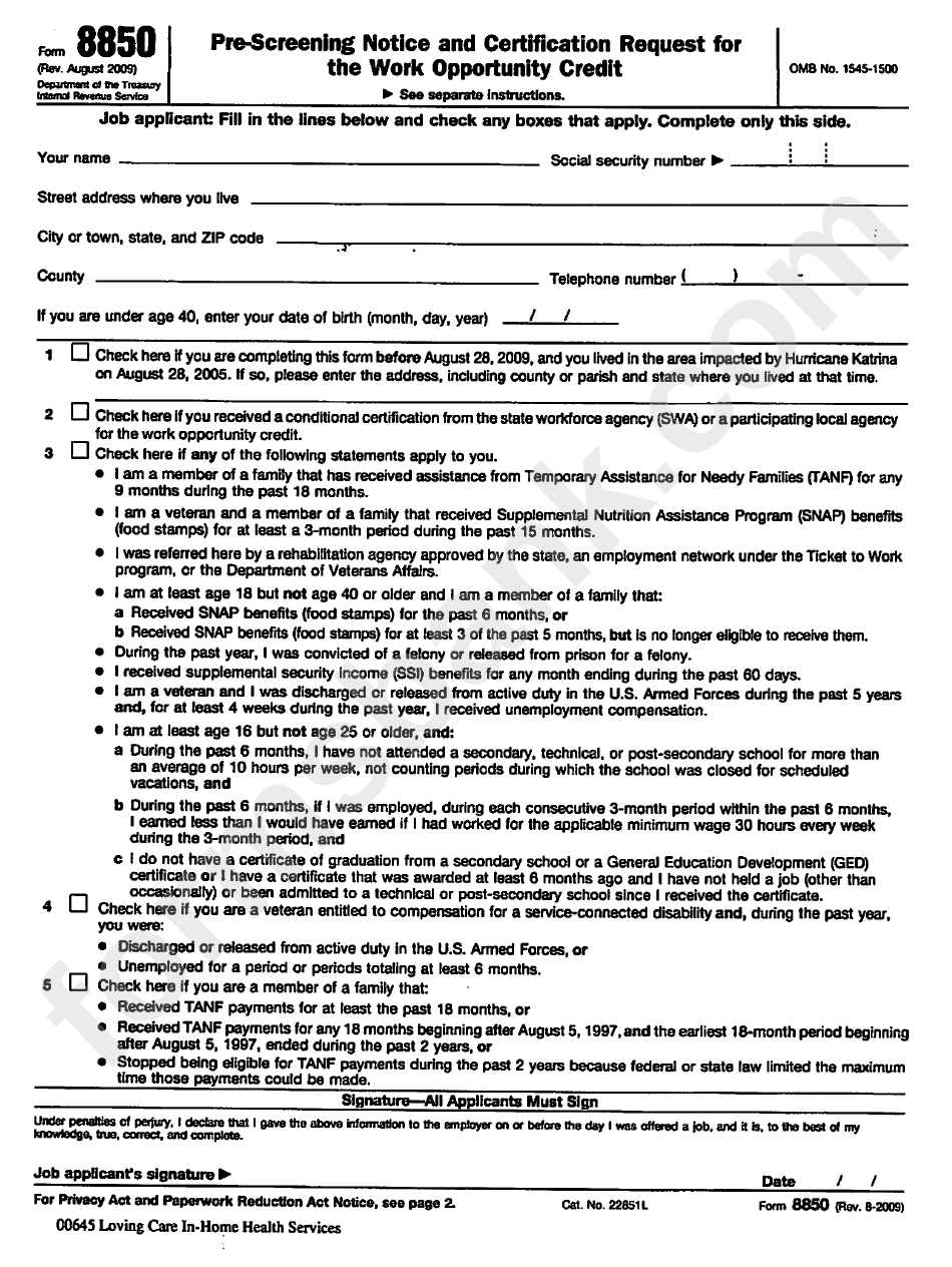 Odh Form 805 - Uniform Employment Application For Nurse Aide Staff