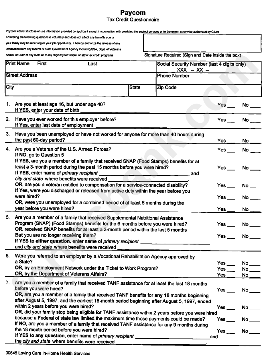 Odh Form 805 - Uniform Employment Application For Nurse Aide Staff