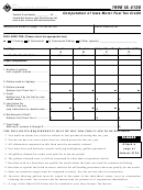 Form Ia 4136 - Computation Of Iowa Motor Fuel Tax Credit - 1998
