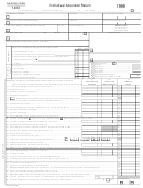 Arizona Form 140x - Individual Amended Return - 1999
