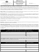 Form Rev-419-as I - Employe's Nonwithholding Application - Department Of Revenue