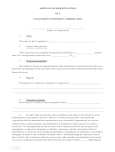 Form Cf: 0036a - Articles Of Domestication Of A Tax-exempt Nonprofit Corporation -
