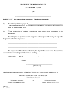 Form Ar: 0011 - Statement Of Resignation Of Statutory Agent