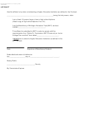 Form 3348 - Affidavit - 1998